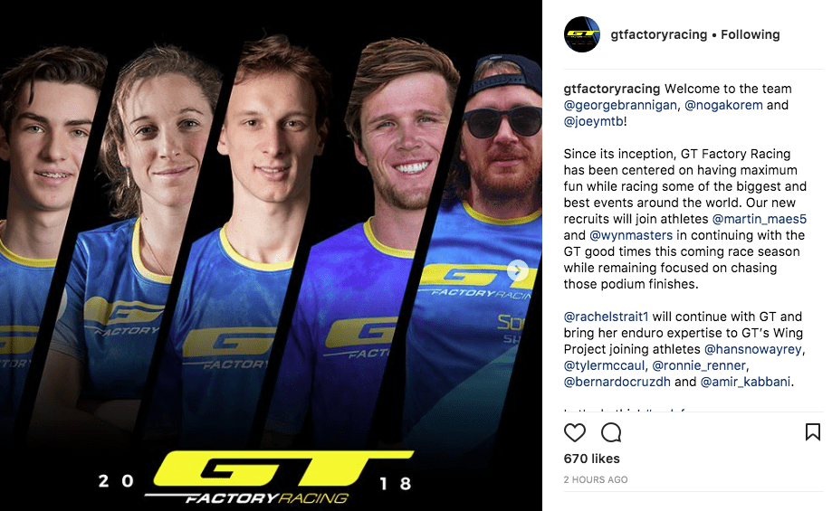 GT Factory Racing team announcement