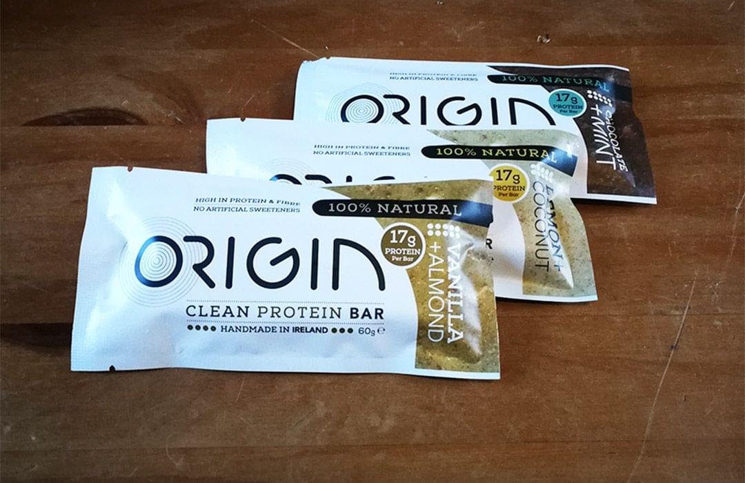 Origin Clean Protein bar flavours