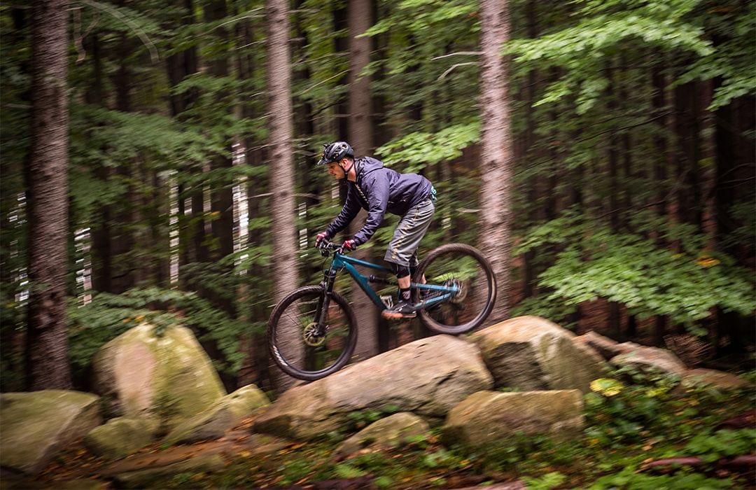 Develop your skills by riding new trails with new conditions
