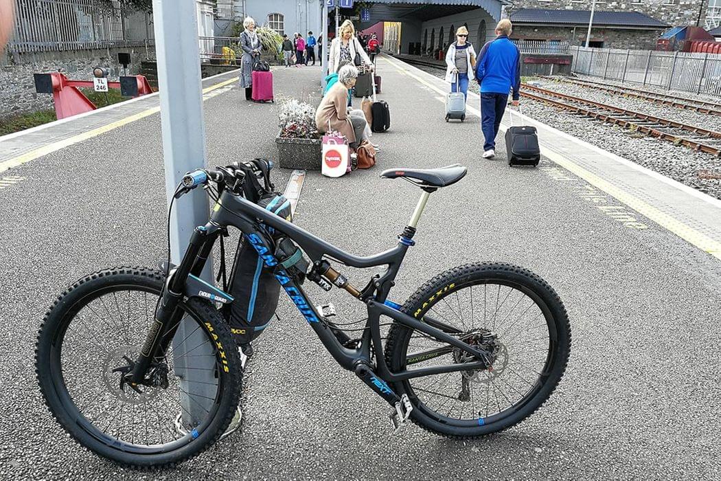 MTB at the train station