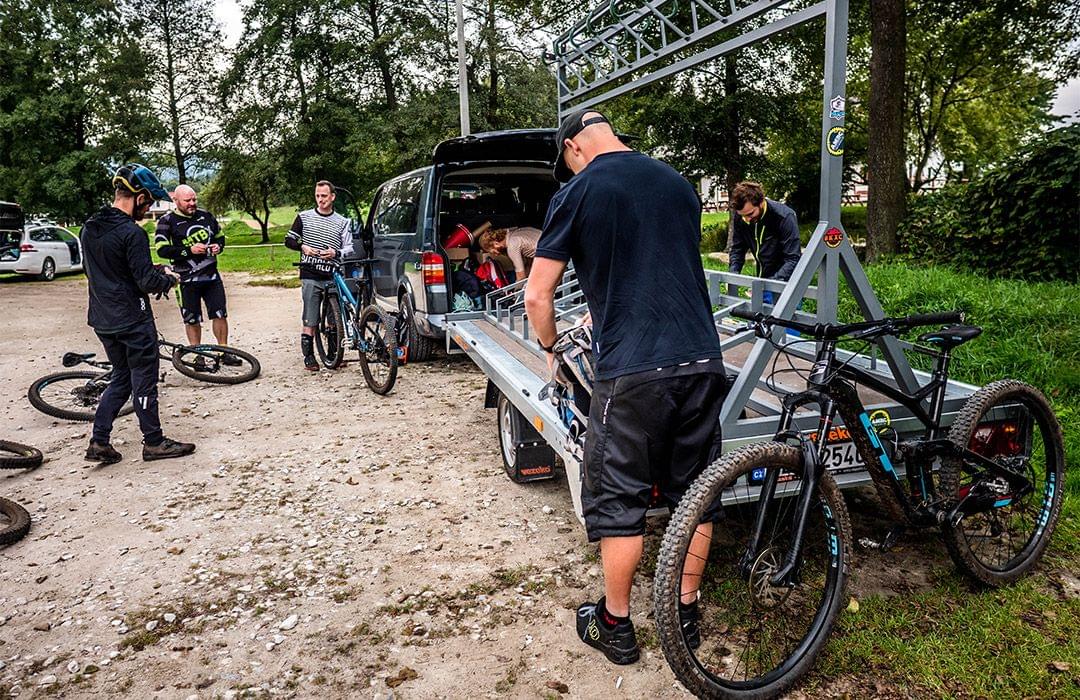 Czech MTB Holiday group of mountain bike riders