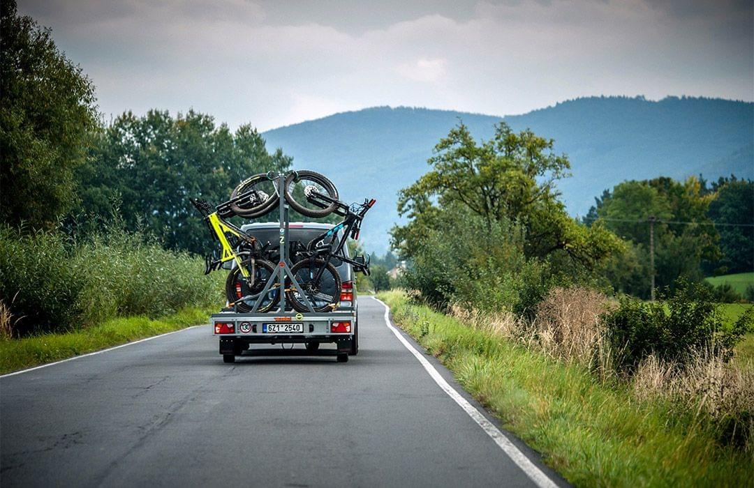 Czech MTB Holidays guest & bike transporter