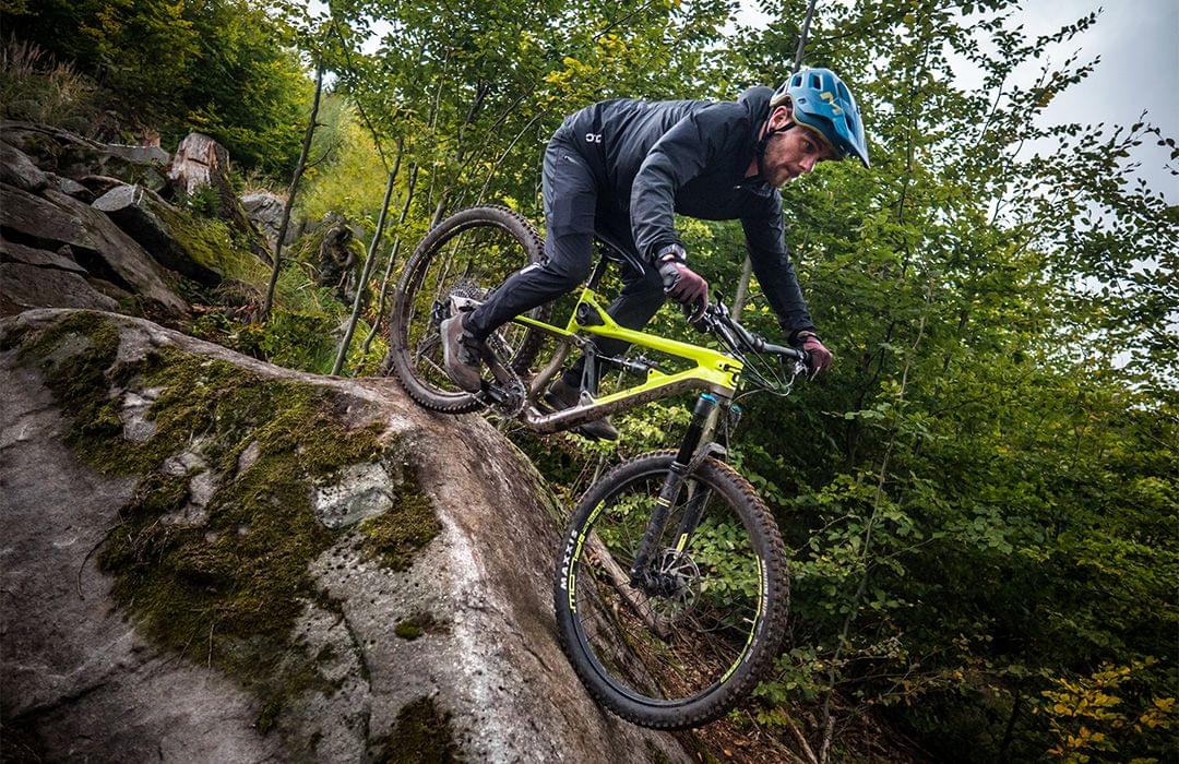 Rychlebske Stezky trails full of huge rocks moved by hand