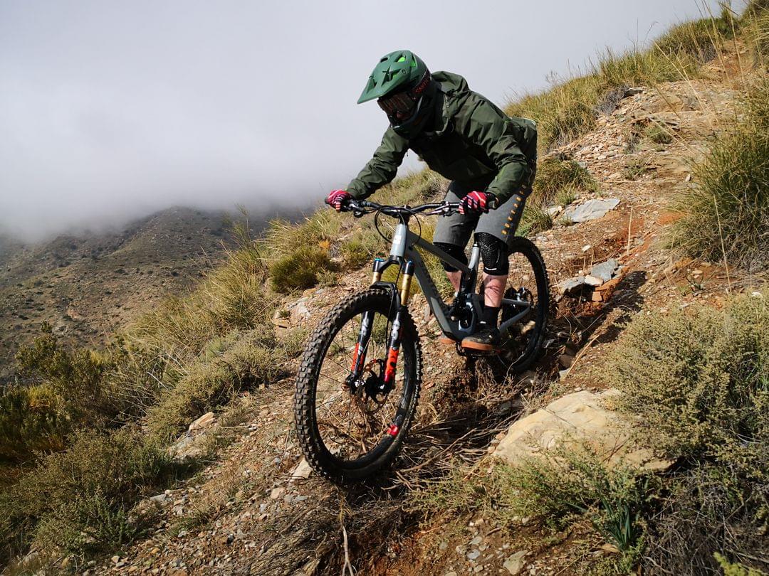 Mountain biking rain jacket on sale