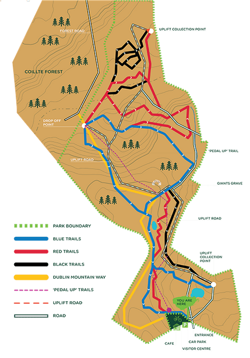 The GAP mtb trail map