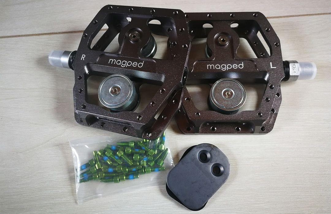 Magped Magnetic Clipless Pedals Emerald MTB magped magnetic