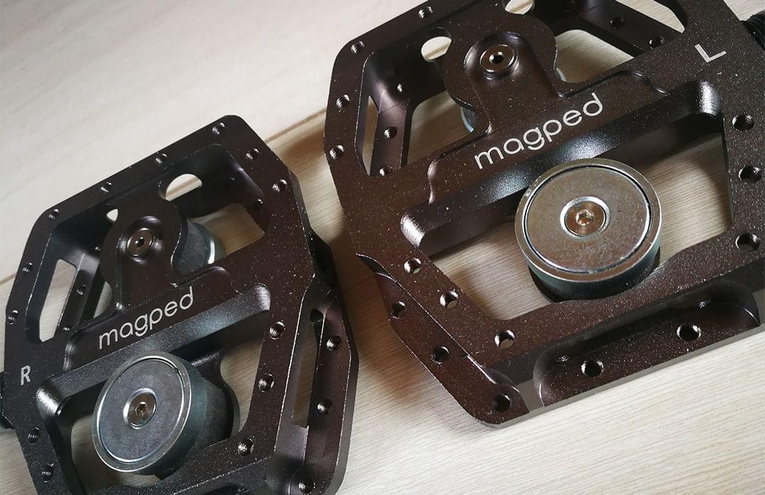 Magped magnetic mountain bike pedals