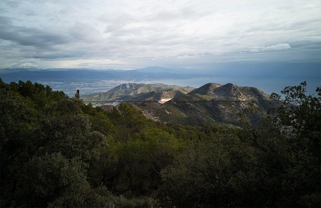 Malaga mountain views