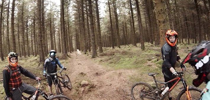 mountain bike riders in ireland