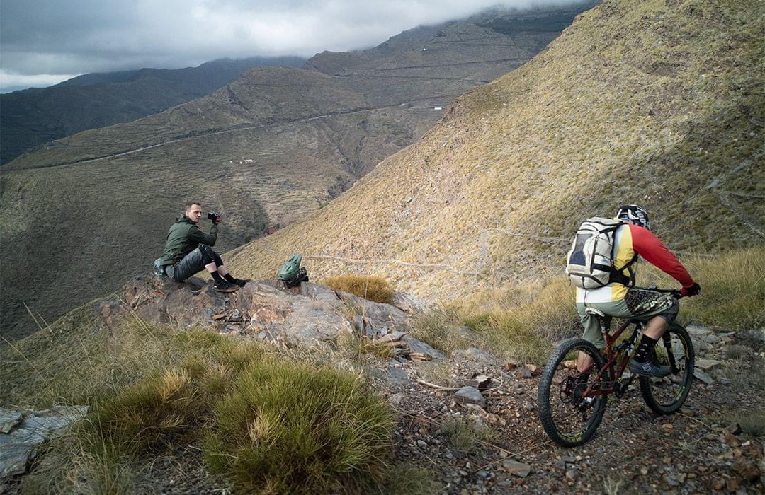 Switchback riding practice