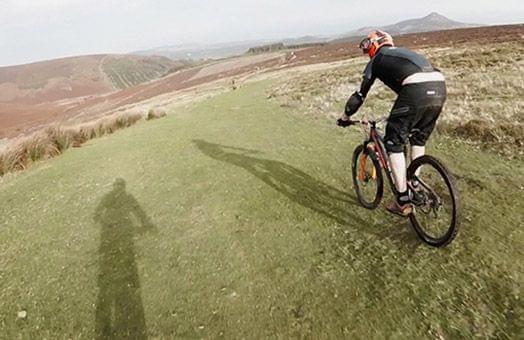 mountain bikers in ireland wicklow