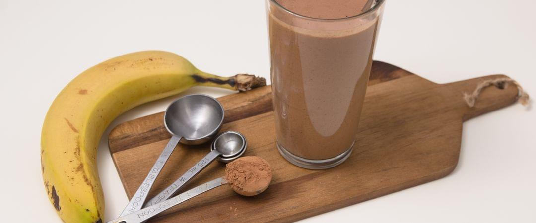 Homemade Chocolate Protein Smoothie